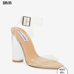 Steve Madden Clear Heels